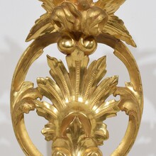 Large carved giltwood ornament, Italy circa 1850