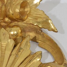 Large carved giltwood ornament, Italy circa 1850