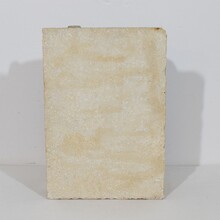 Medieval gothic carved stone crowned gargoyle panel, France circa 1250-1500