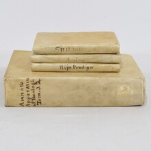 Nice collection of weathered vellum books, Spain/ Italy 18/19th century