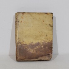 Nice collection weathered vellum books, Spain 18/19th century