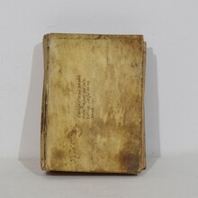 Nice collection weathered vellum books, Spain 18/19th century