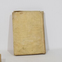 Nice collection weathered vellum books, Spain 18/19th century