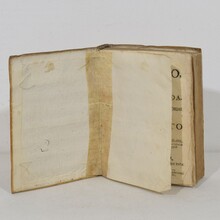 Nice collection weathered vellum books, Spain 18/19th century