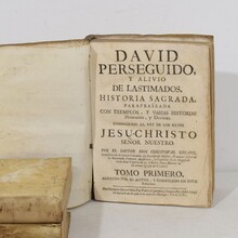 Nice collection weathered vellum books, Spain 18/19th century