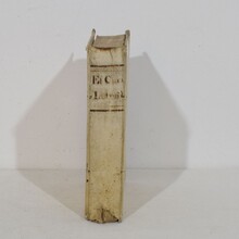 Nice collection weathered vellum books, Spain 18/19th century