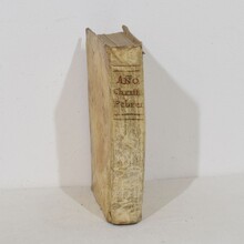 Nice collection weathered vellum books, Spain 18/19th century