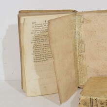 Nice collection weathered vellum books, Spain 18/19th century