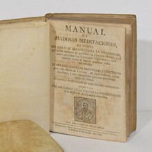 Nice collection of weathered vellum books, Spain 18th century