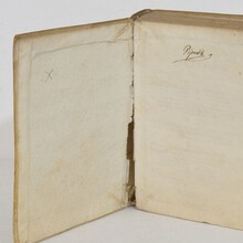 Nice collection of weathered vellum books, Spain 18th century