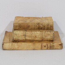 Nice collection of weathered vellum books, Spain 18th century