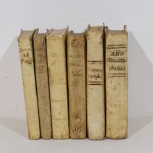 Nice collection of weathered vellum books, Spain 18th/19th century