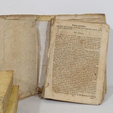 Nice collection of weathered vellum books, Spain 18th/19th century