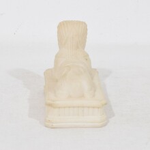 Pair grand tour alabaster sphinxes, Italy circa 1850-1900