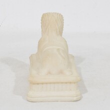 Pair grand tour alabaster sphinxes, Italy circa 1850-1900