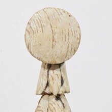 Pair neoclassical carved wooden ornaments, France circa 1780