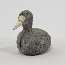 Pair decoys/ cork coots, France circa 1880