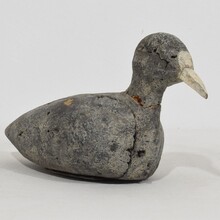 Pair decoys/ cork coots, France circa 1880