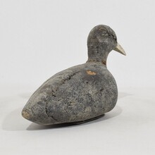 Pair decoys/ cork coots, France circa 1880