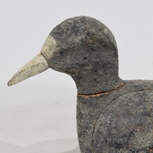 Pair decoys/ cork coots, France circa 1880