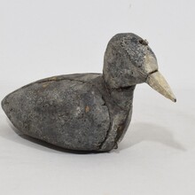 Pair decoys/ cork coots, France circa 1880