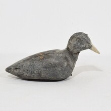 Pair decoys/ cork coots, France circa 1880