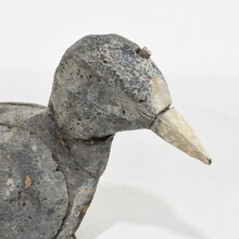 Pair decoys/ cork coots, France circa 1880