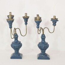 Pair Neoclassical candleholders, Italy circa 1760-1800