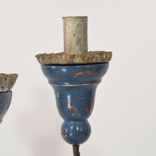 Pair Neoclassical candleholders, Italy circa 1760-1800