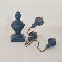 Pair Neoclassical candleholders, Italy circa 1760-1800