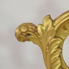 Pair carved giltwood ornaments, Italy circa 1850