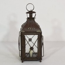 Pair metal lanterns, France circa 1850-1900