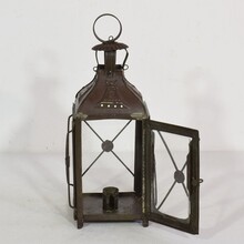 Pair metal lanterns, France circa 1850-1900