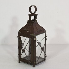 Pair metal lanterns, France circa 1850-1900