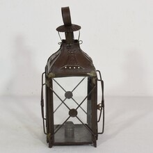 Pair metal lanterns, France circa 1850-1900