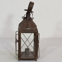 Pair metal lanterns, France circa 1850-1900