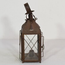 Pair metal lanterns, France circa 1850-1900