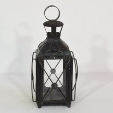 Pair metal lanterns, France circa 1850-1900