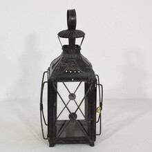 Pair metal lanterns, France circa 1850-1900