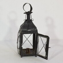 Pair metal lanterns, France circa 1850-1900