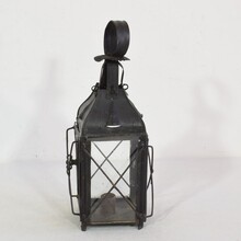 Pair metal lanterns, France circa 1850-1900