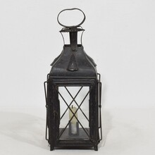 Pair metal lanterns, France circa 1850-1900