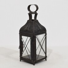 Pair metal lanterns, France circa 1850-1900