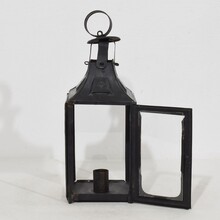 Pair metal lanterns, France circa 1850-1900