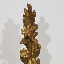 Pair giltwood baroque ornaments, Italy circa 1750