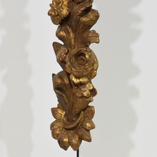 Pair giltwood baroque ornaments, Italy circa 1750