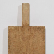 Pair of two rare wooden chopping or cutting boards, France circa 1850-1900