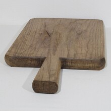 Pair of two rare wooden chopping or cutting boards, France circa 1850-1900