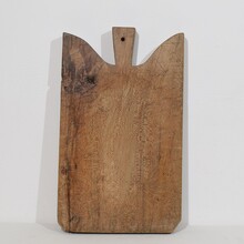 Pair of two wooden chopping or cutting boards, France circa 1850-1900