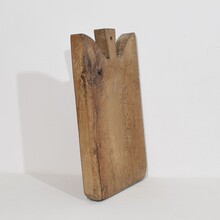 Pair of two wooden chopping or cutting boards, France circa 1850-1900